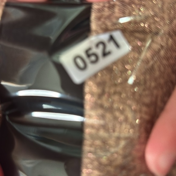 NWT The Limited Halter Rose Gold Black Metallic Bodycon Dress SiE 4 Tall - Picture 11 of 11